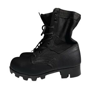 Rothco Gl Style Speedlace Black Jungle Lace Up Combat Boots Men's Size 5 Regular